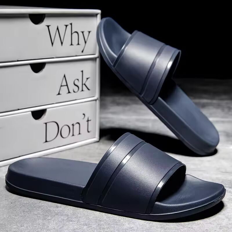 Summer fashion men's slippers indoor bathroom anti slip soft women's dormitory casual shoes couple