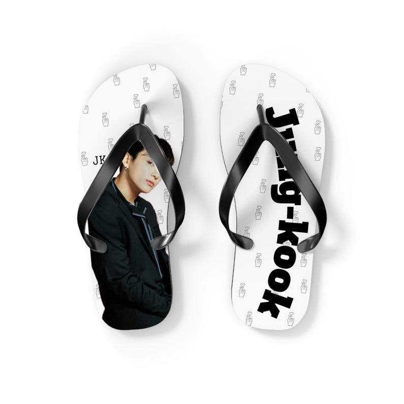 Flip Flops JK - Trendy Summer Sandals, Stylish Beach Footwear, Perfect for Vacation, Gift for Fans, Casual Everyday Wear